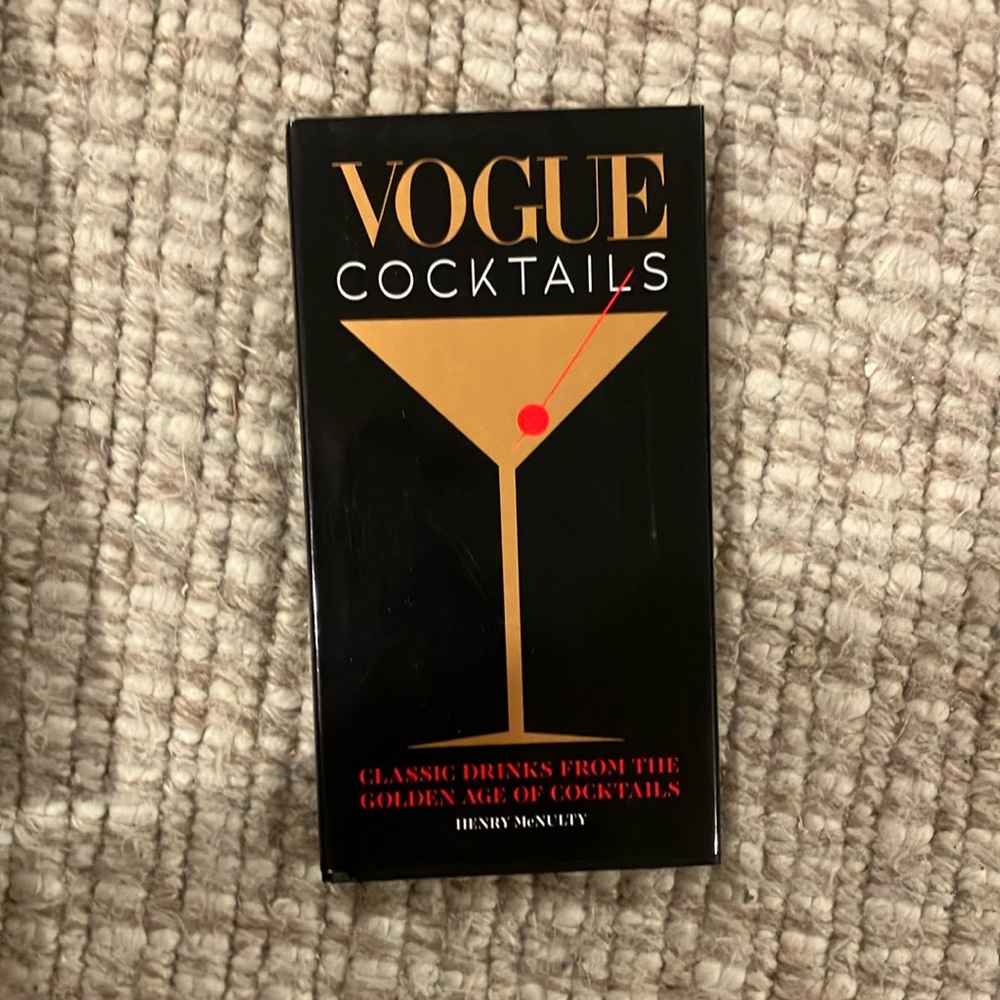 VOGUE Cocktails Book (Hard Cover)